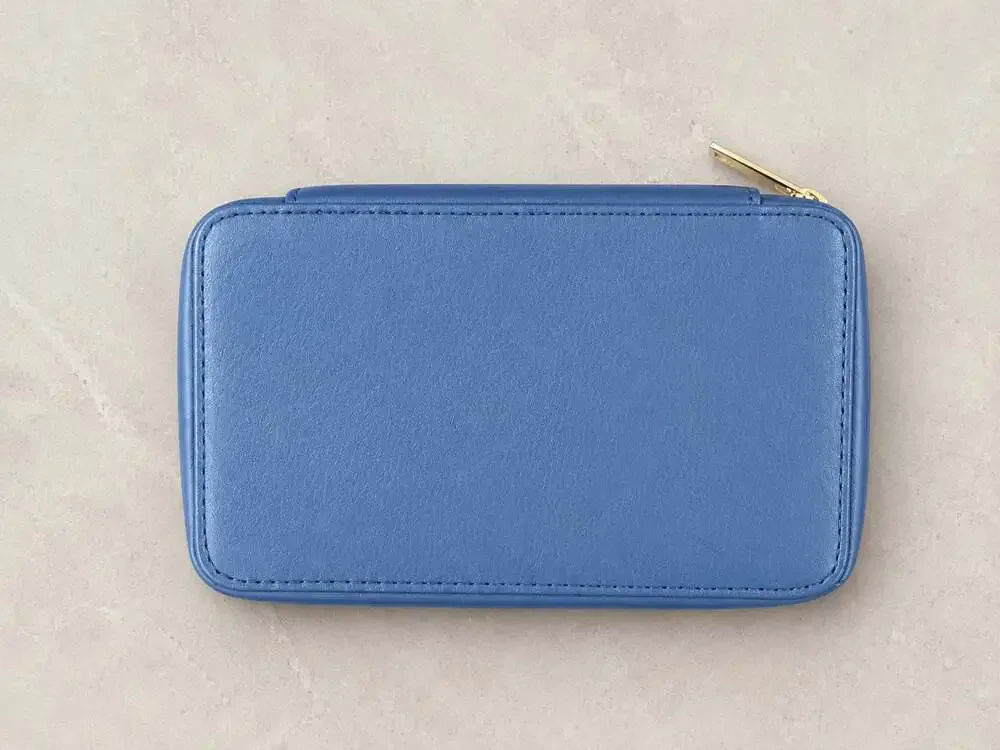 Missoni for Delta Airlines Blue Chevron Toiletry Travel Case